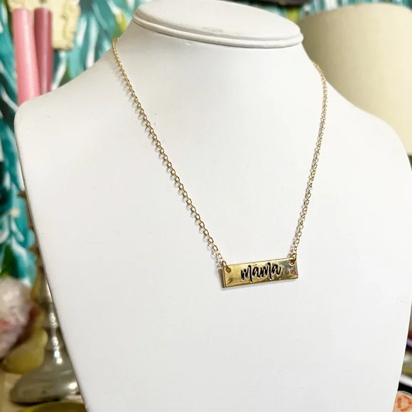 Mama Fashion Jewelry Necklace Gold - Picture 3 of 3
